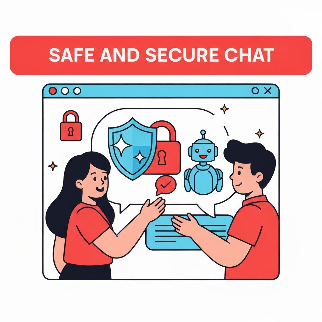 أفضل طرق التعارف الآمن وشات كتابي مجاني في 2025